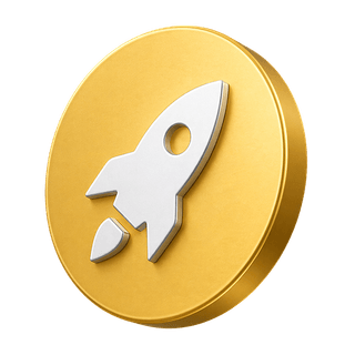 3D candlestick chart icon representing trading, shown on the Bold Meritholden how-it-works page